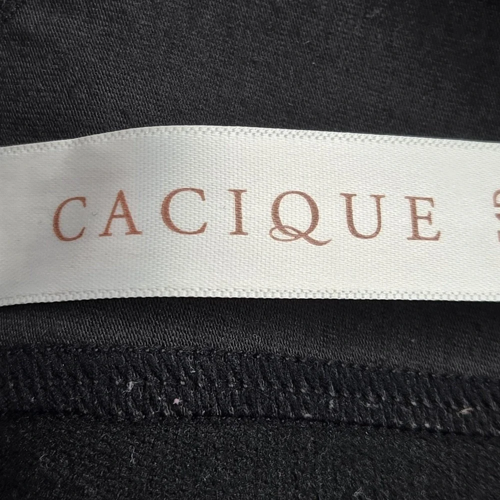 Cacique Women Bra 54D Black T Shirt Wireless Strap Adjustable